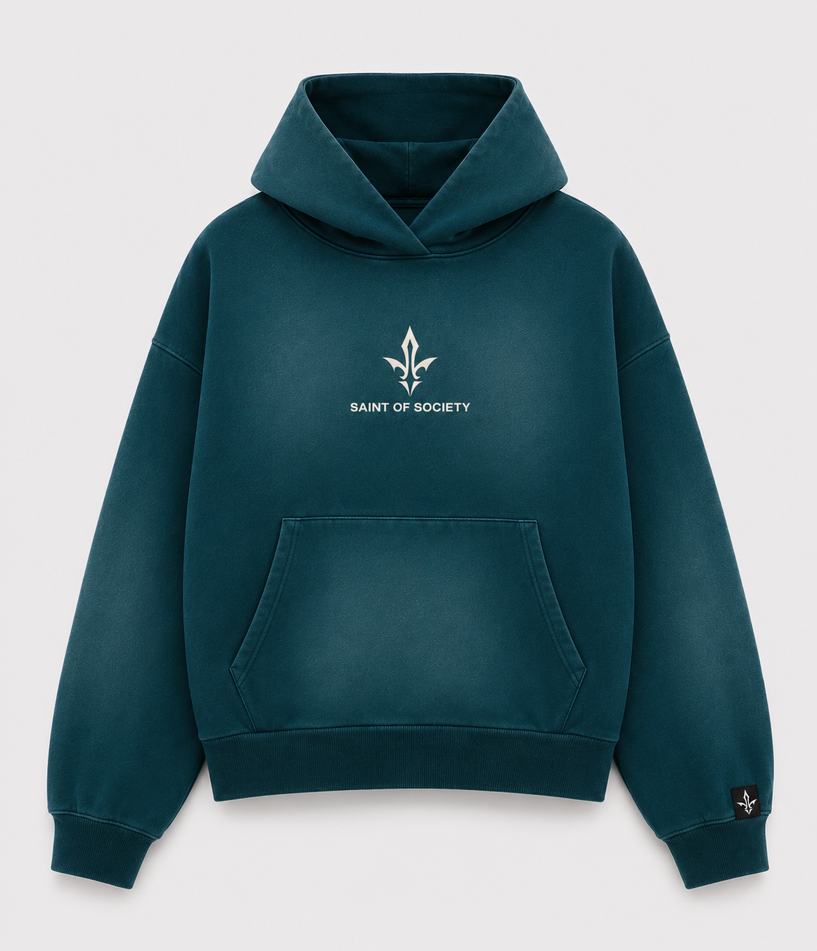 SAINT OF SOCIETY TEAL Stone Wash Sweatsuit
