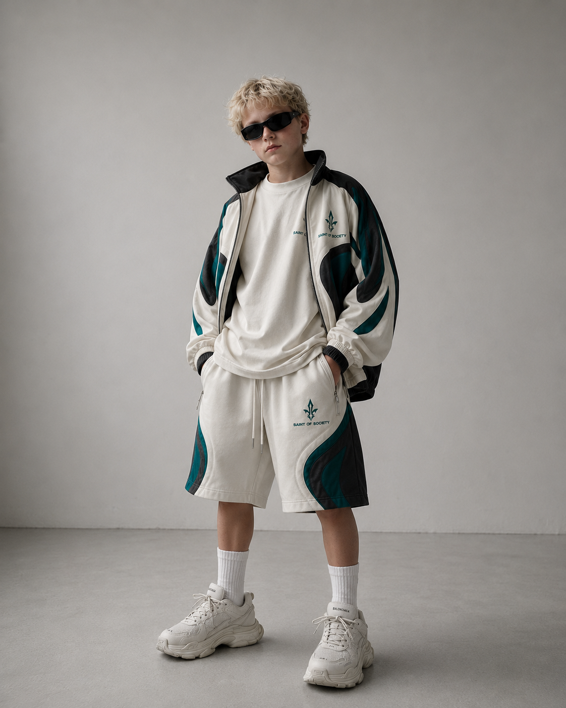 SOCIETE NYLON SET TEAL